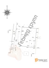 Топосъемка частного участка, д. Елино, 13 соток